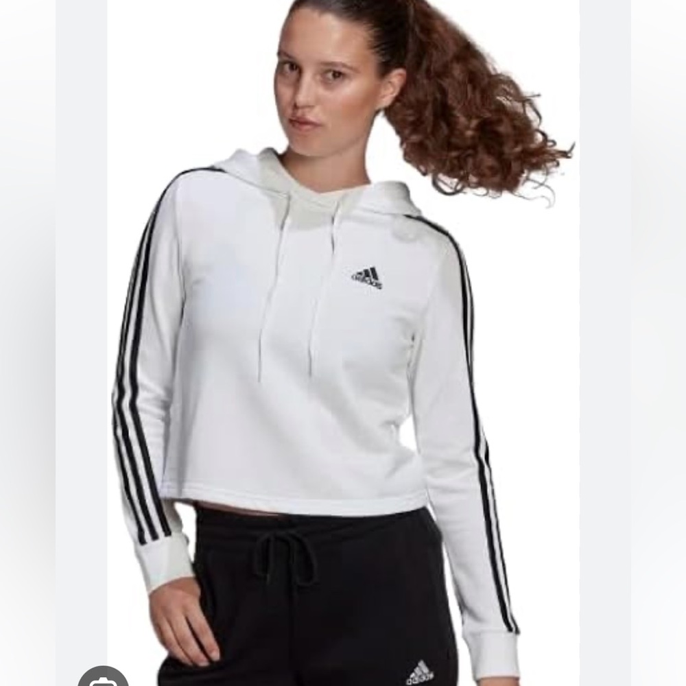Adidas Womens 3-stripe Hoodie